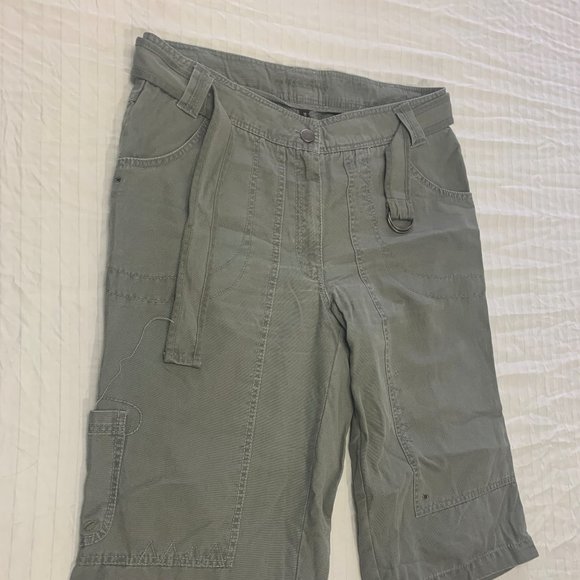 🦚🦚🦚 COTTON GINNY WOMENS CAPRIS PANTS 100% COTTON SIZE 14PLUS 🦚🦚🦚 - Picture 1 of 6
